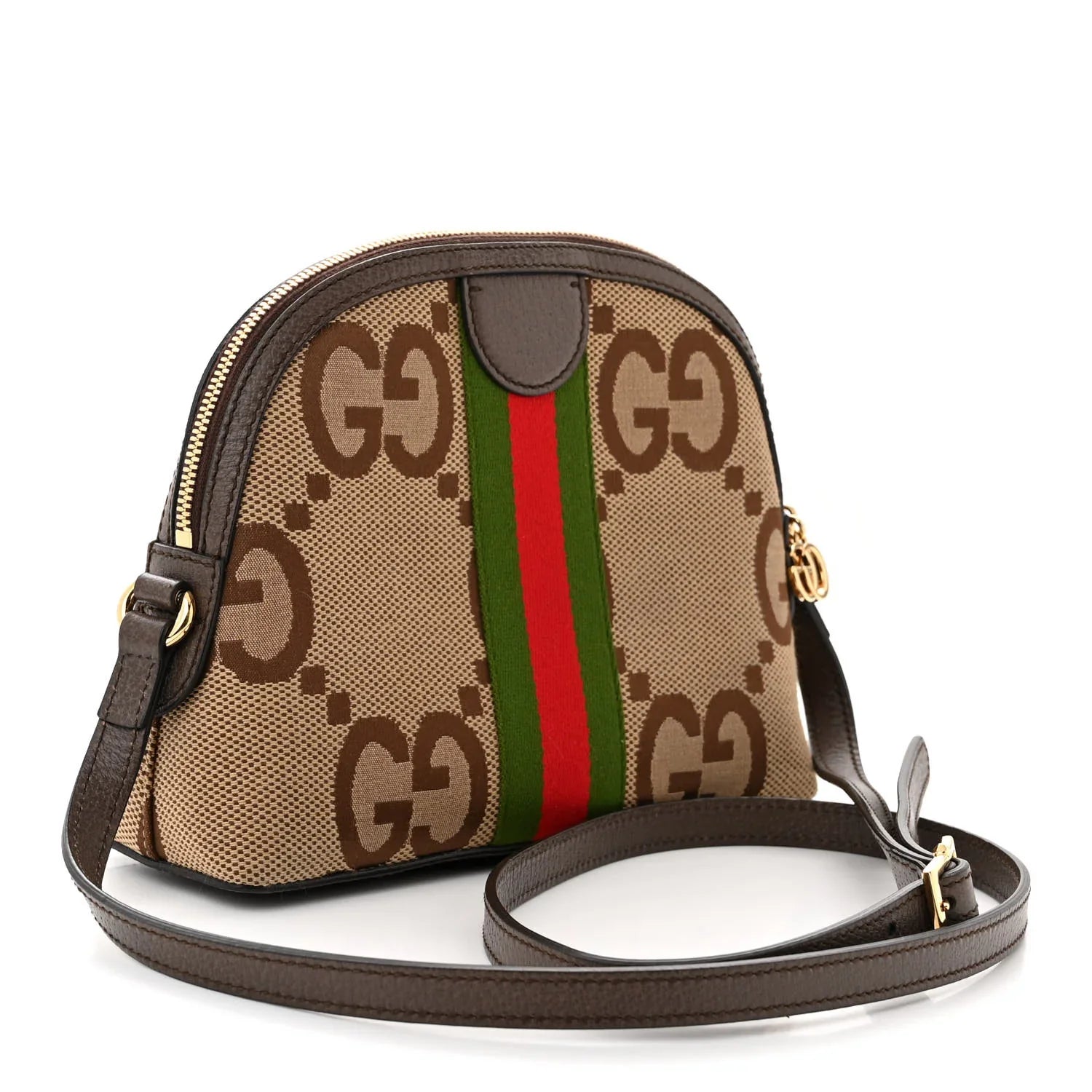 Gucci GG Ophidia Dome Shoulder Bag – Beige