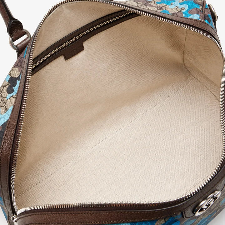 Gucci GG Small Duffle Bag – Camouflage Blue