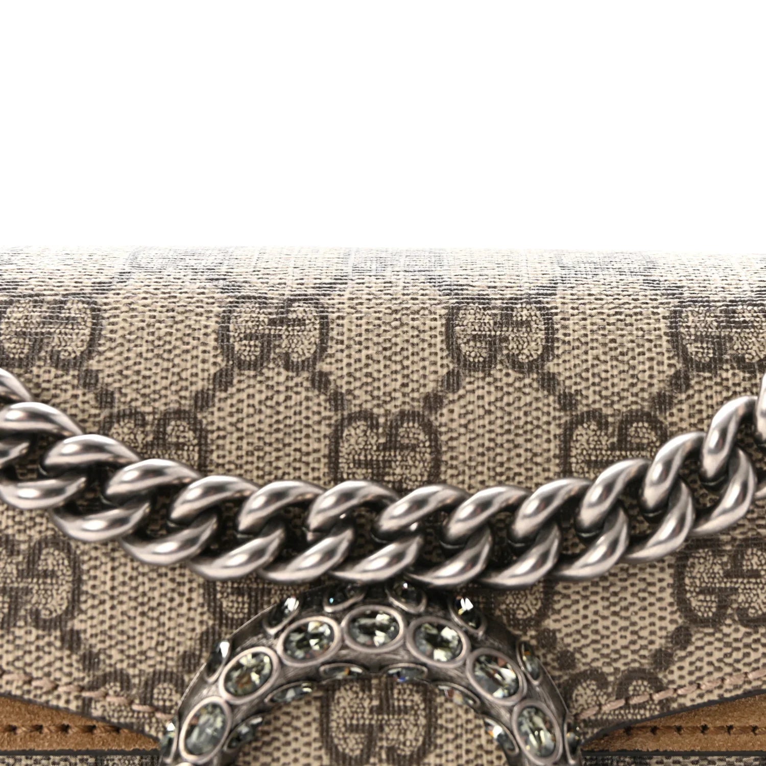 Gucci GG Supreme Dionysus Medium Shoulder Bag – Beige