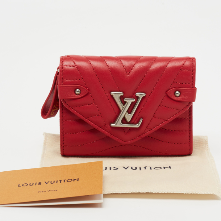 Louis Vuitton New Wave Compact Wallet - Red