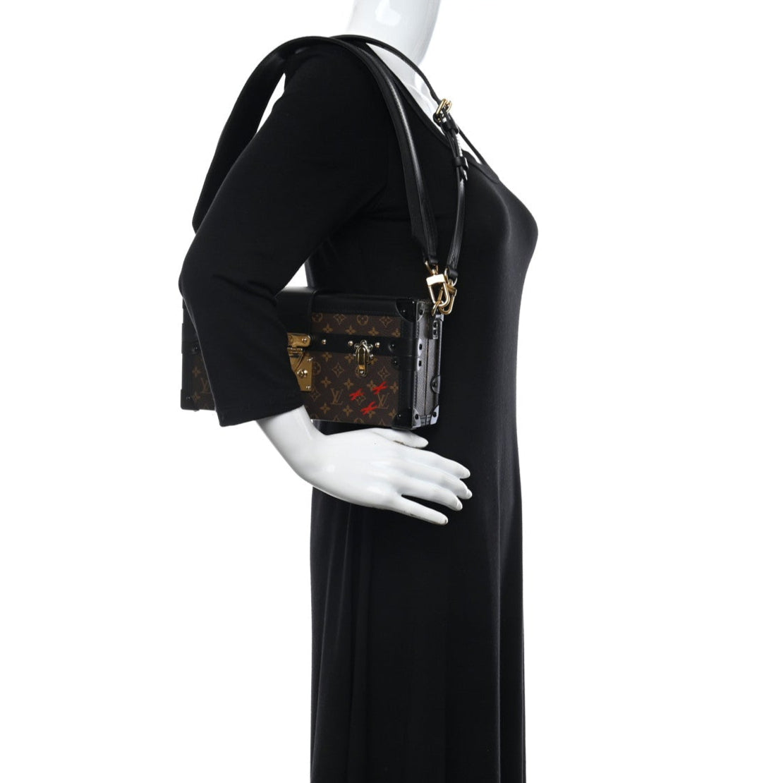 Louis Vuitton Petite Malle East West Trunk Bag - Brown