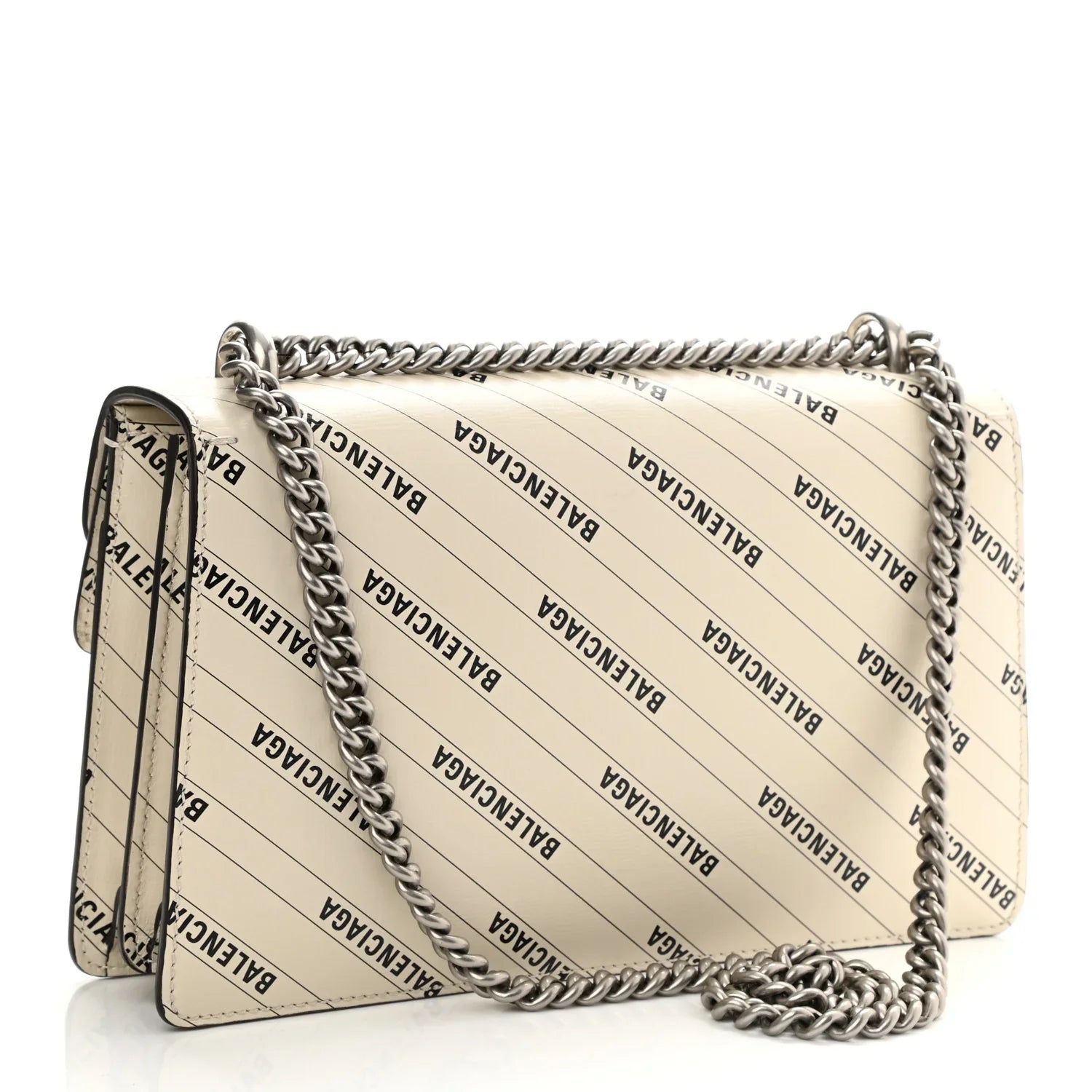 Gucci X Balenciaga Calfskin Dionysus Small Shoulder Bag – White