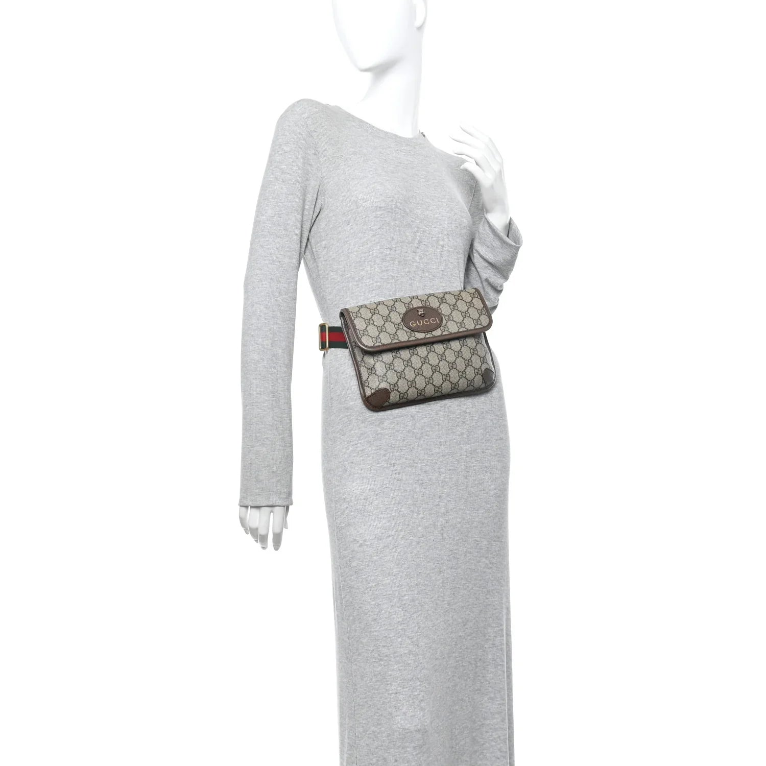 Gucci GG Neo Vintage Web Belt Bag – Beige