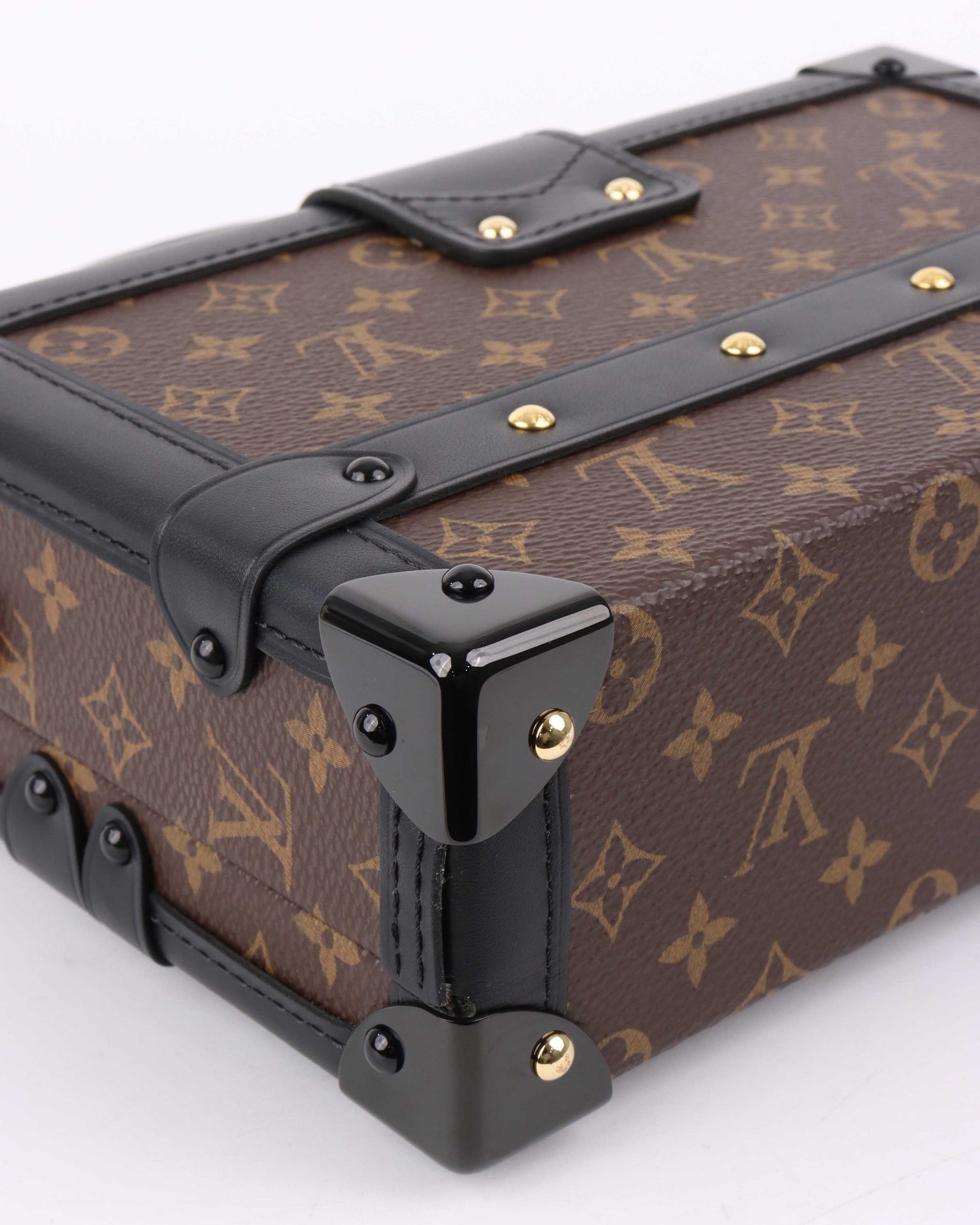 Louis Vuitton Petite Malle Capital Handbag - Brown