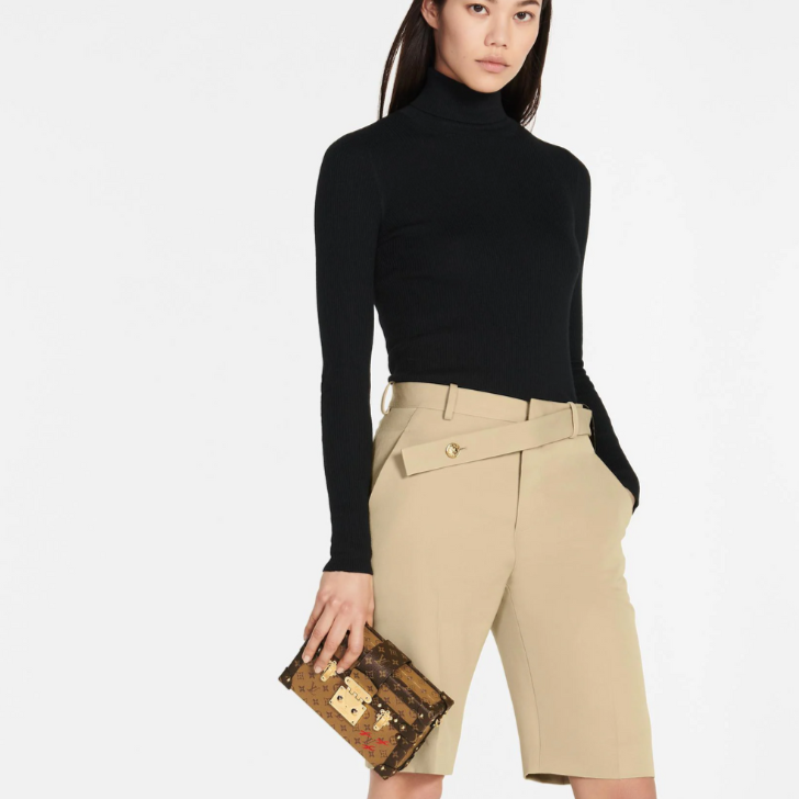 Louis Vuitton Petite Malle Shoulder Bag - Light Brown