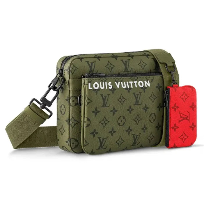 Louis Vuittonv Trio Messenger Shoulder Bag - Green