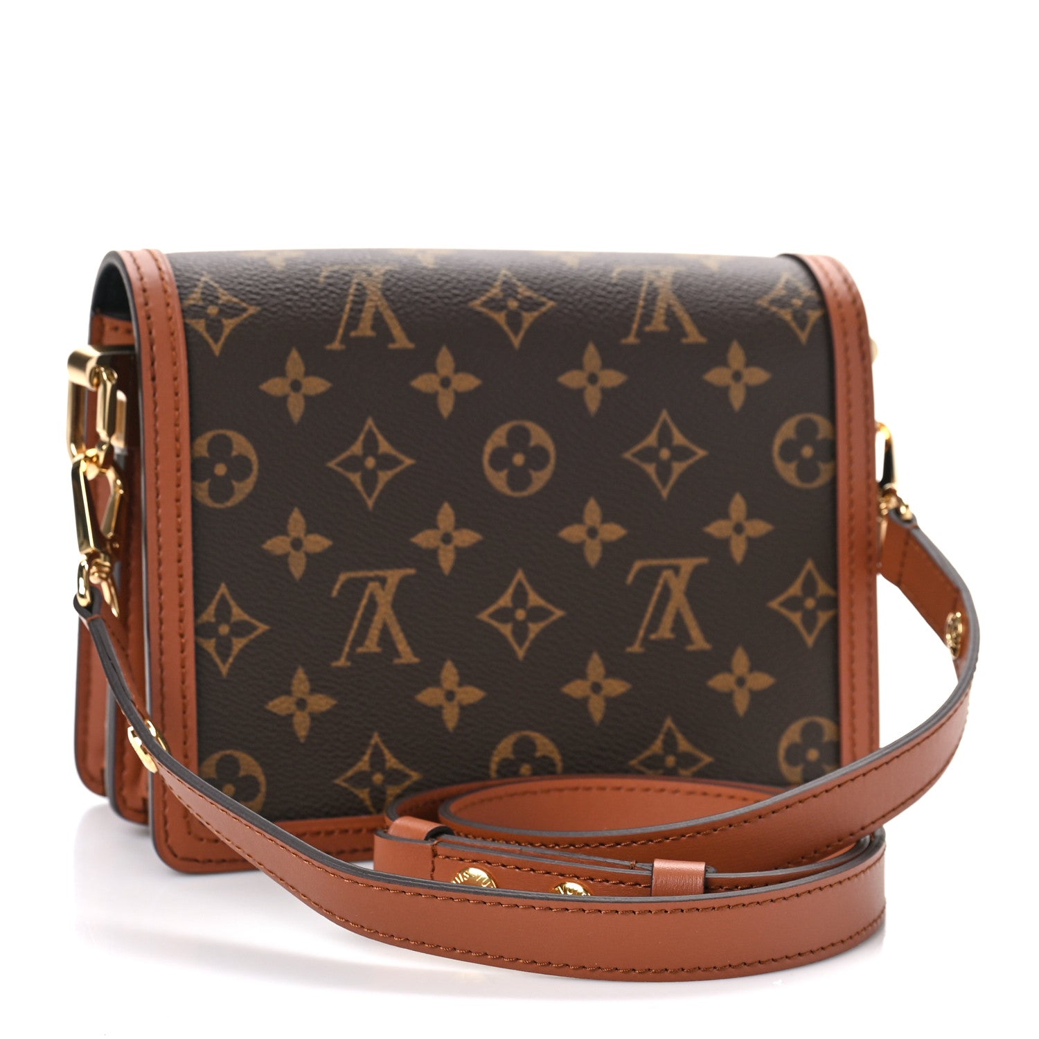 Louis Vuitton Monogram Reverse Dauphine Mini Shoulder Bag - Brown