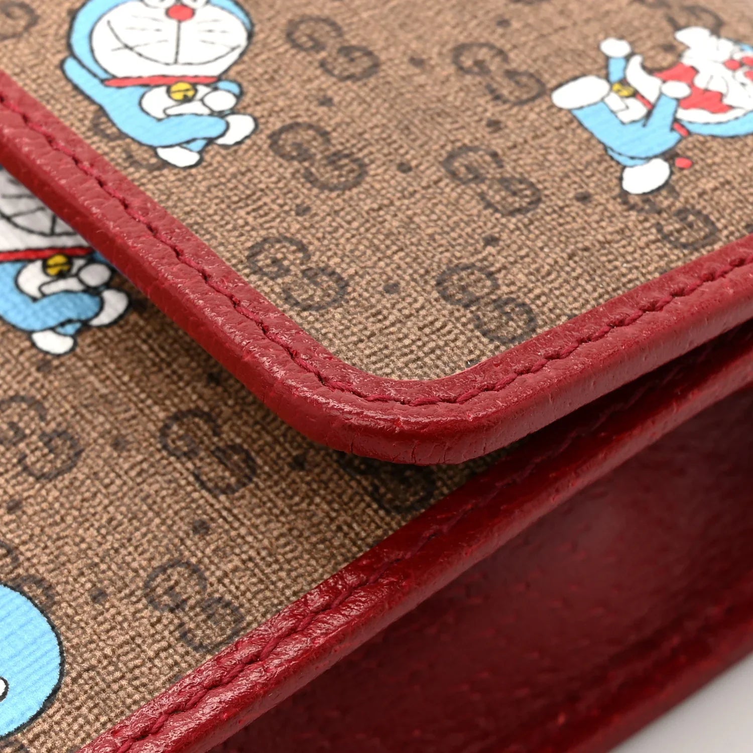 Gucci X Doraemon GG Supreme Mini Crossbody Bag – Brown