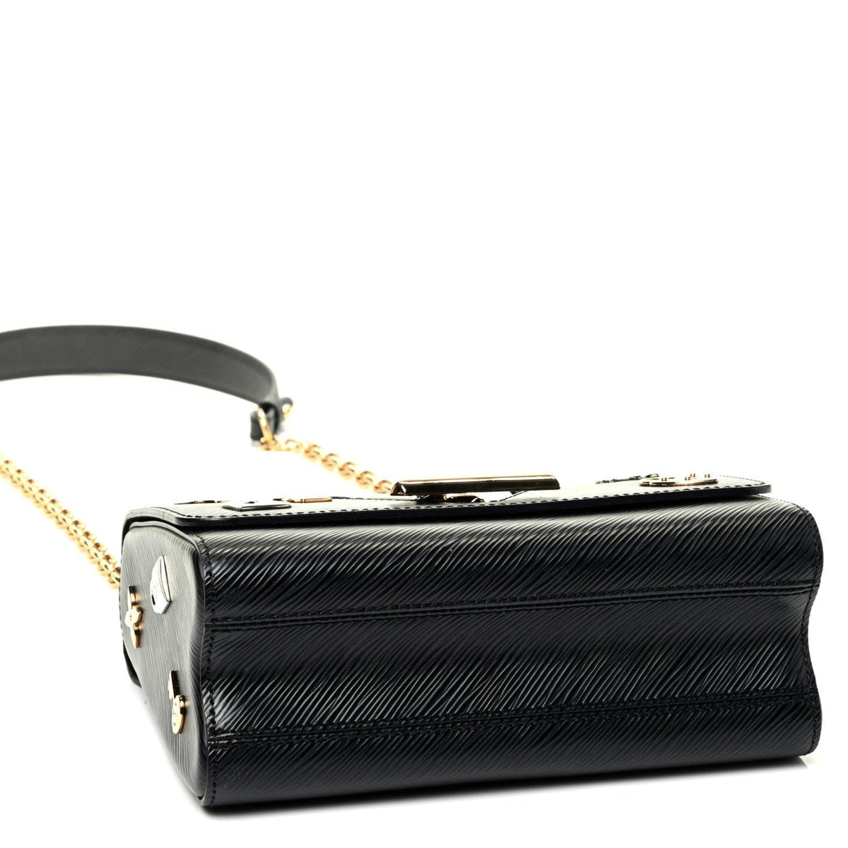 Louis Vuitton Epi Love Lock Twist MM Shoulder Bag - Black