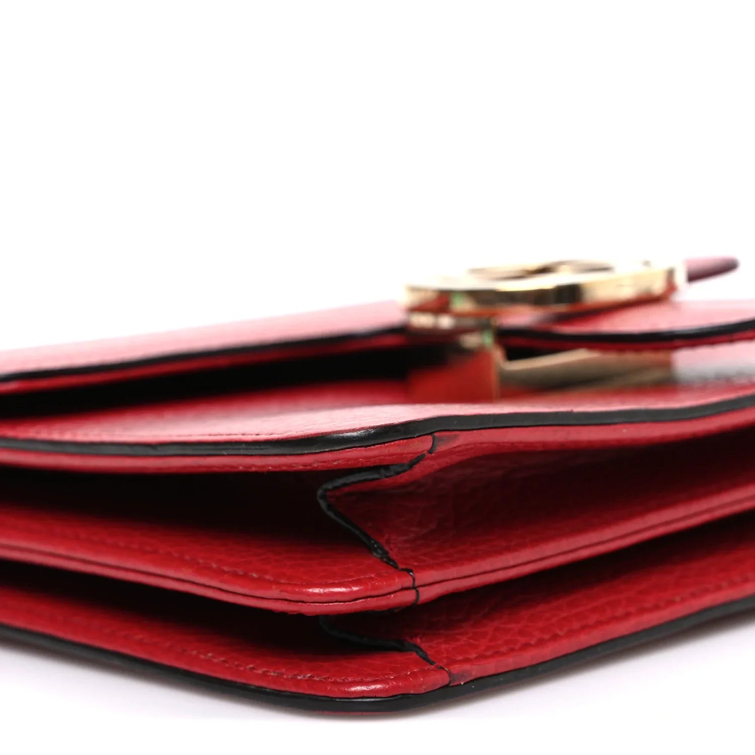 Gucci Interlocking G Small Dollar Shoulder Bag – Red