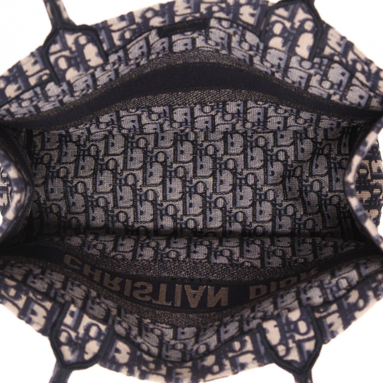 Dior Medium Dior Book Tote - Navy Blue