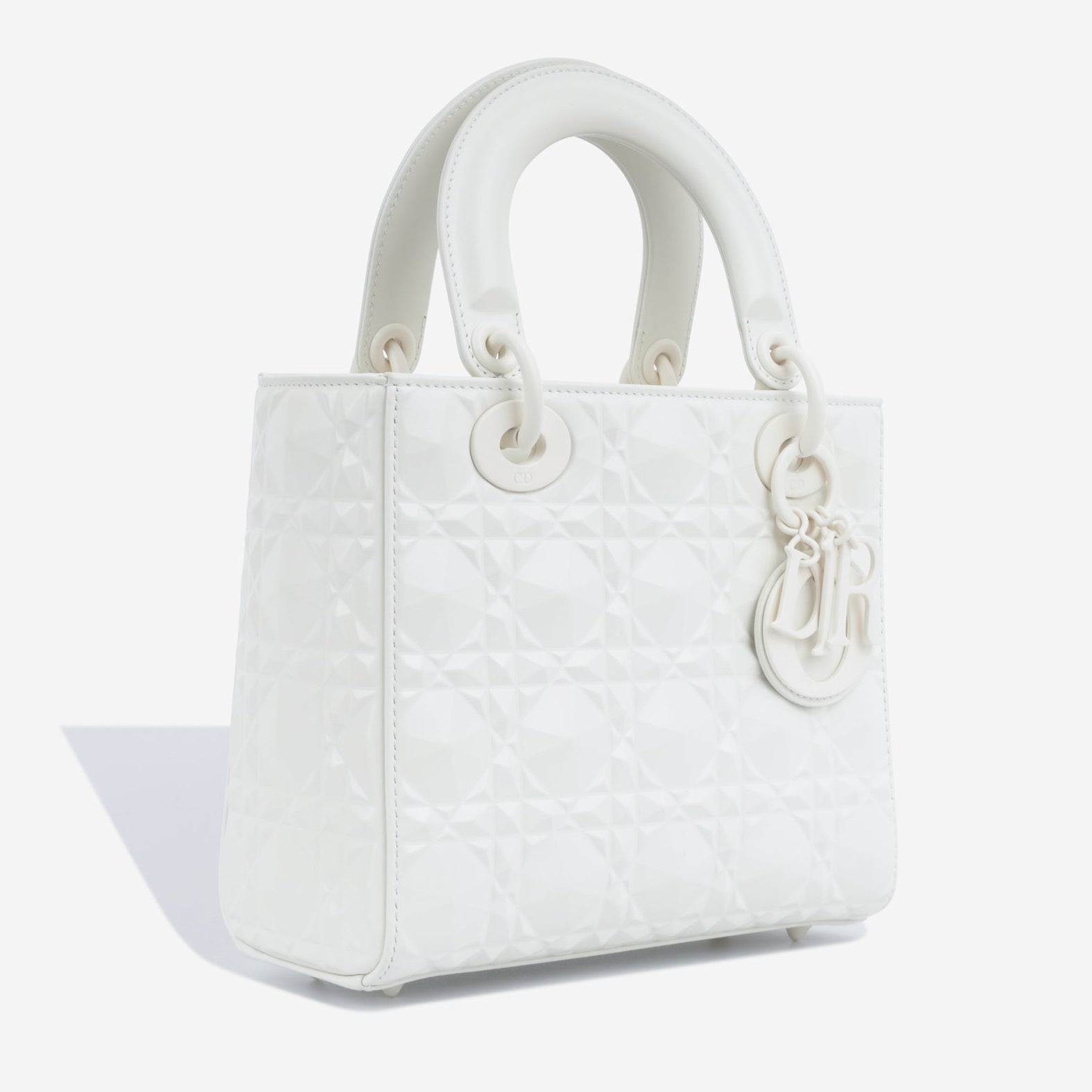 Dior Mini Lady Dior Bag - White