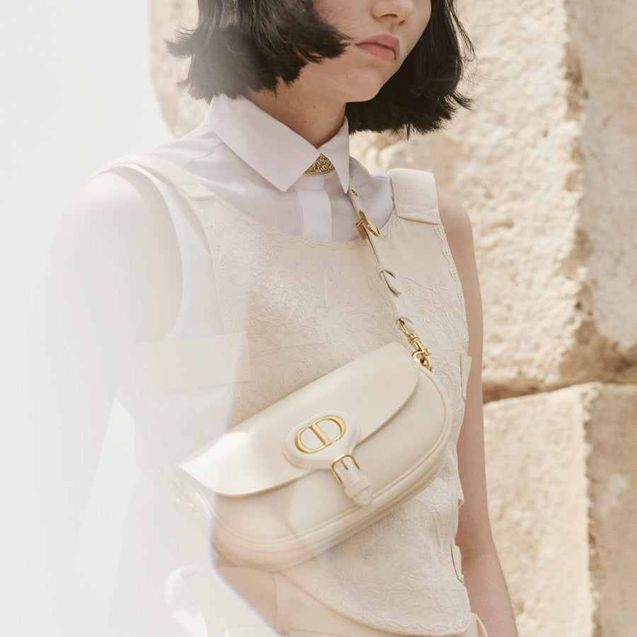 Dior Bobby East West Bag - White