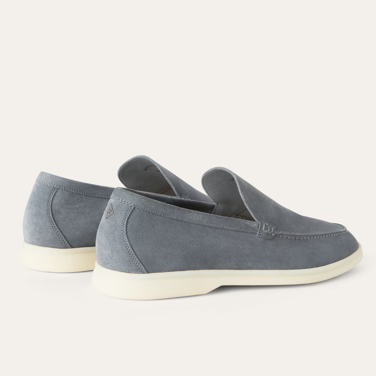 Loro Piana Summer Walk Suede Loafers - Frozen Blue (60JF)
