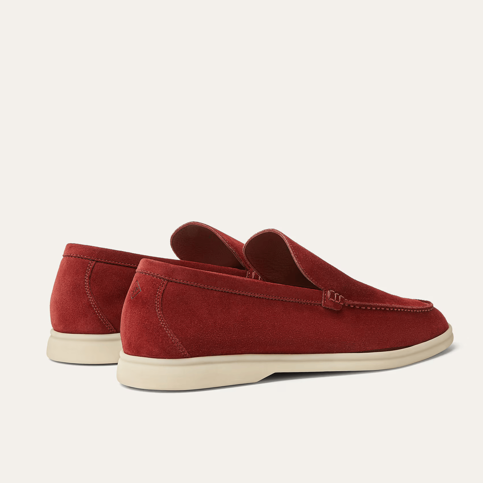 Loro Piana Summer Walk Suede Loafers - Dried Red (R0DV)