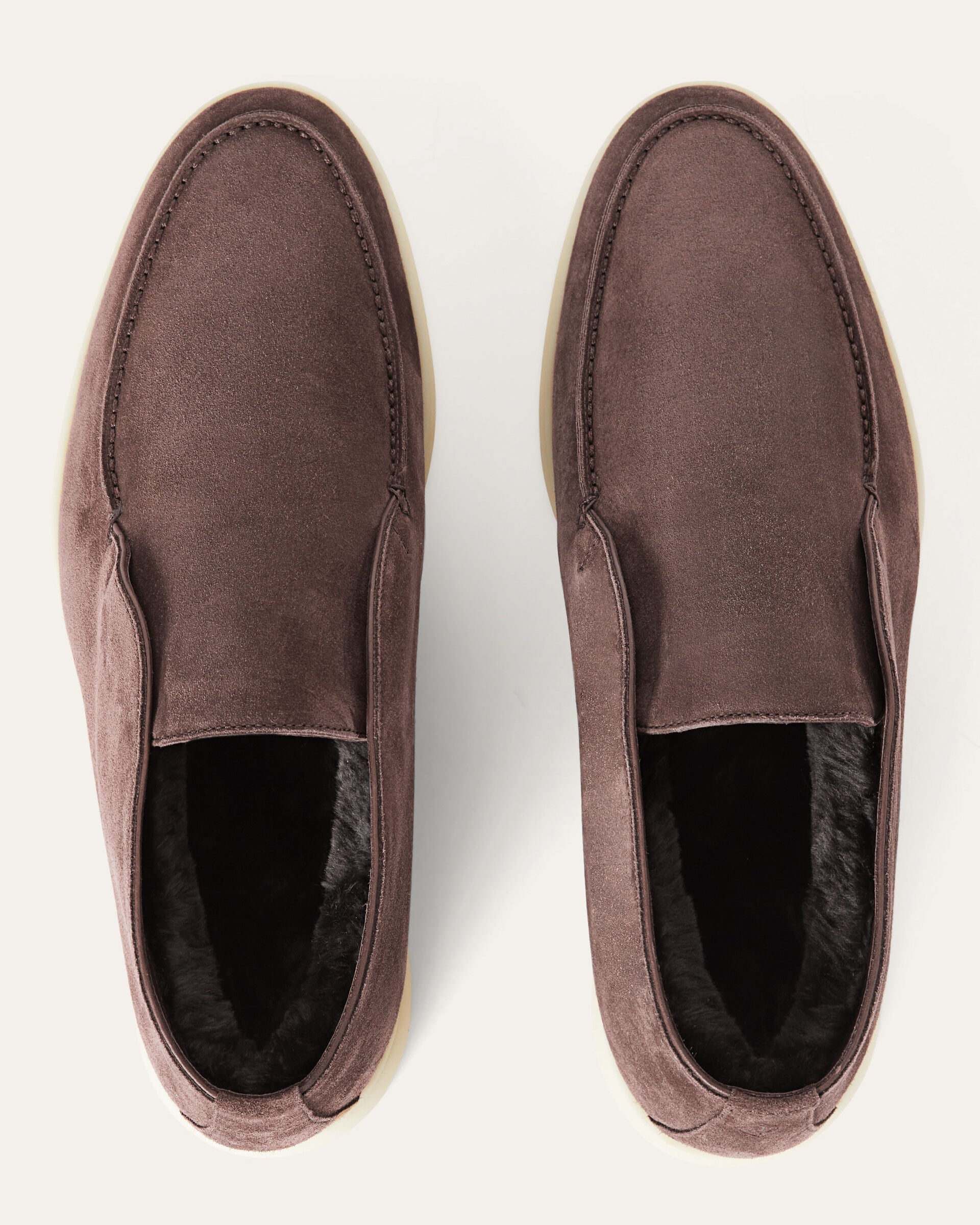 Loro Piana Open Walk Suede Ankle Boots - Warm Gray (MD84)