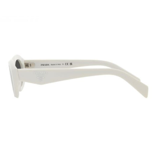 Prada PR26Z 17K-08Z White Oval Sunglasses