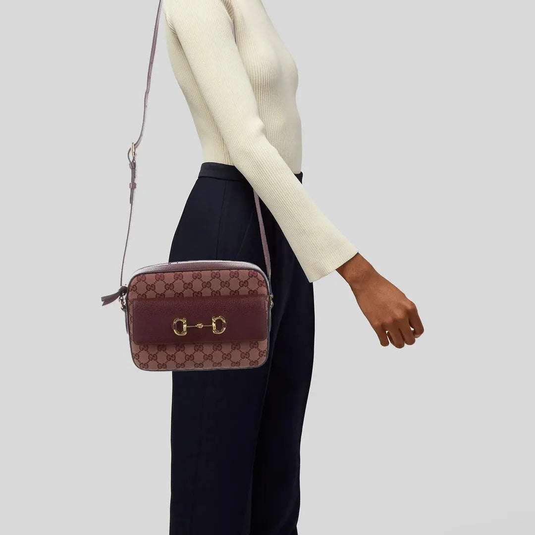 Gucci Horsebit 1955 Shoulder Bag – Burgundy