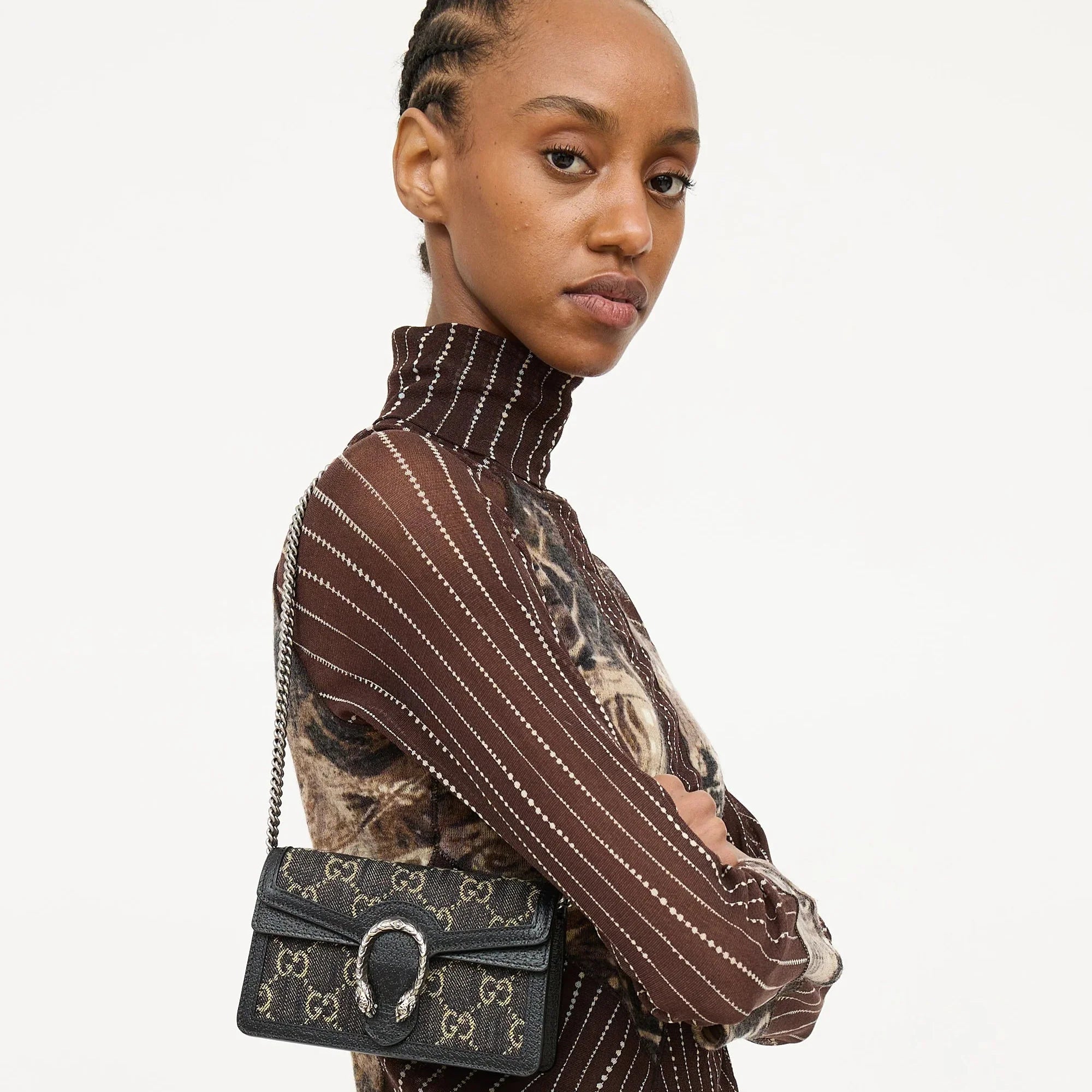 Gucci Dionysus Super Mini Crossbody Bag – Black