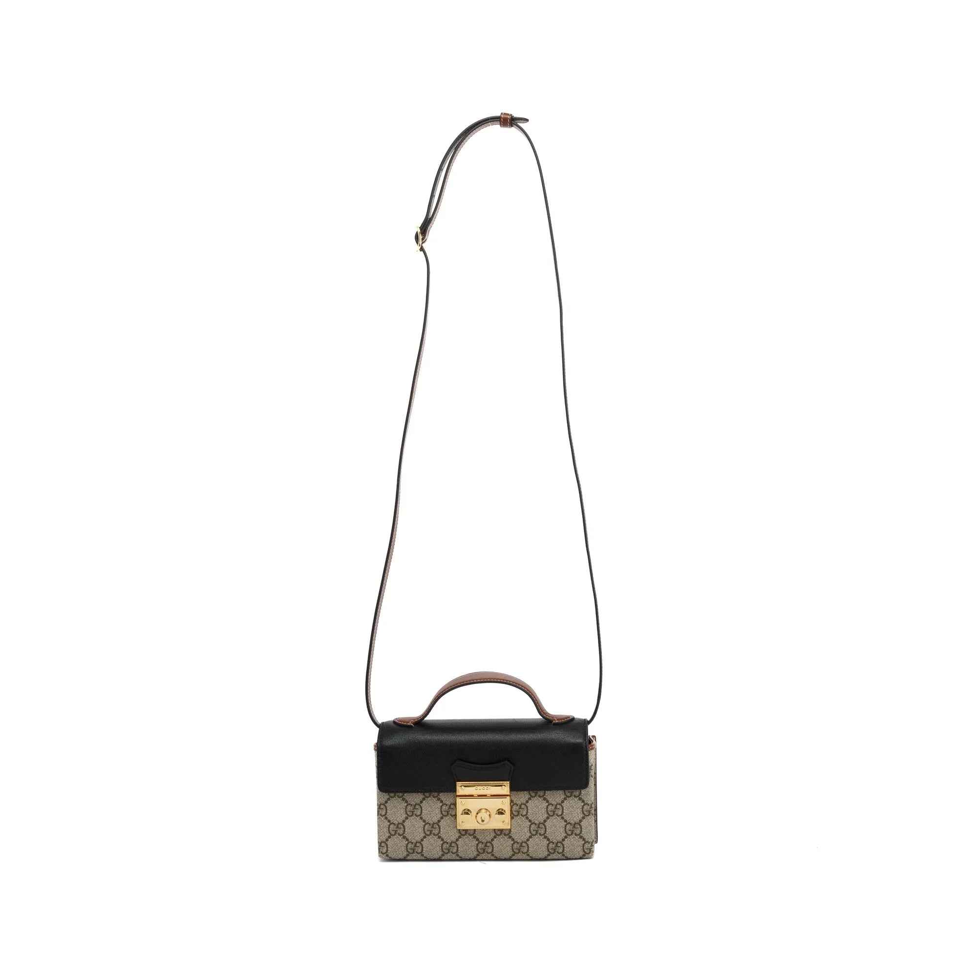 Gucci GG Supreme Padlock Bag – Beige