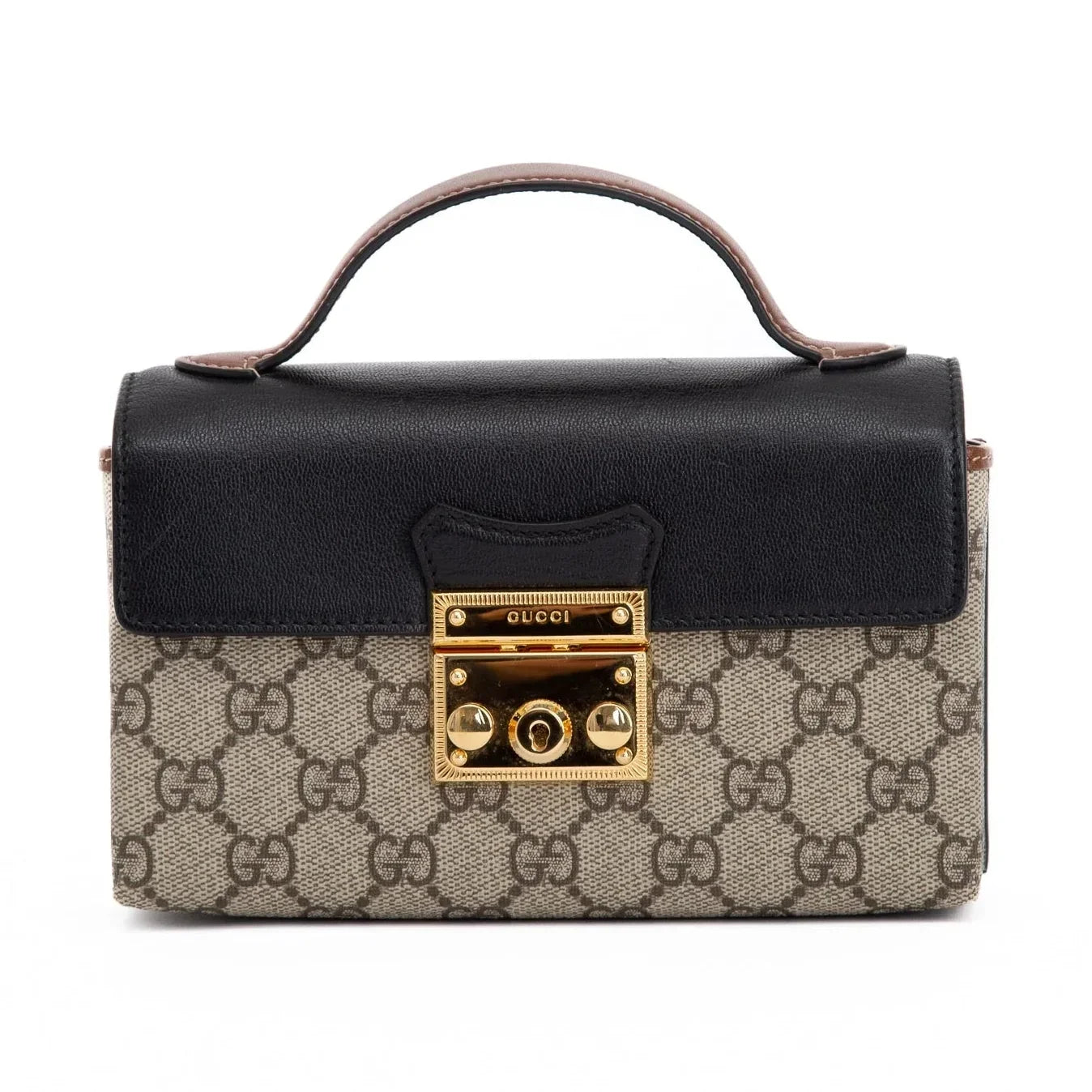 Gucci GG Supreme Padlock Bag – Beige