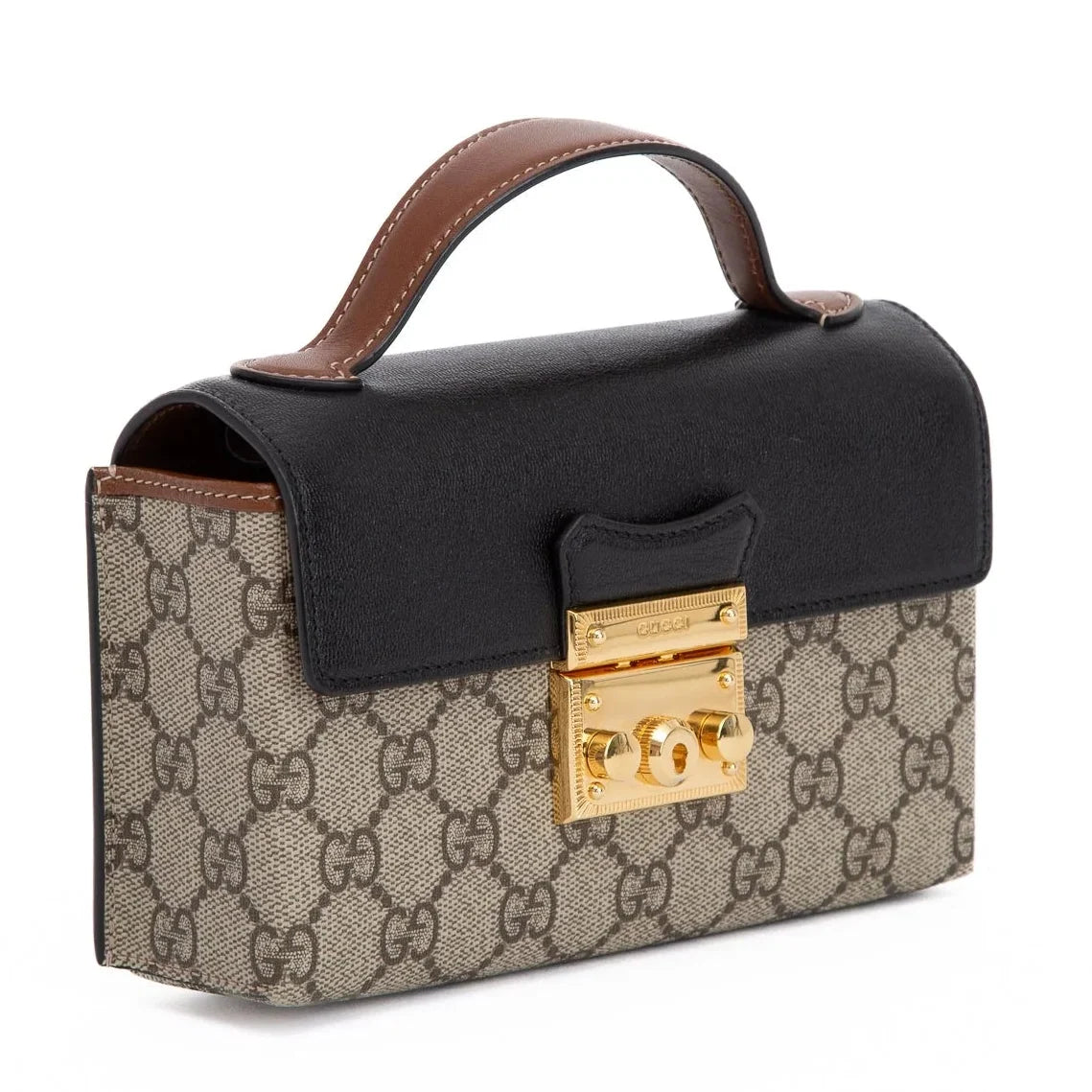 Gucci GG Supreme Padlock Bag – Beige