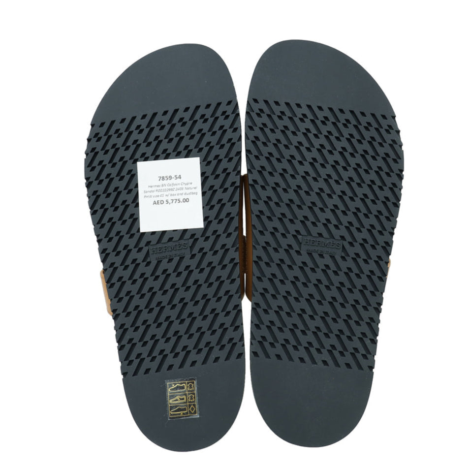 Hermes Chypre Sandals - Naturel