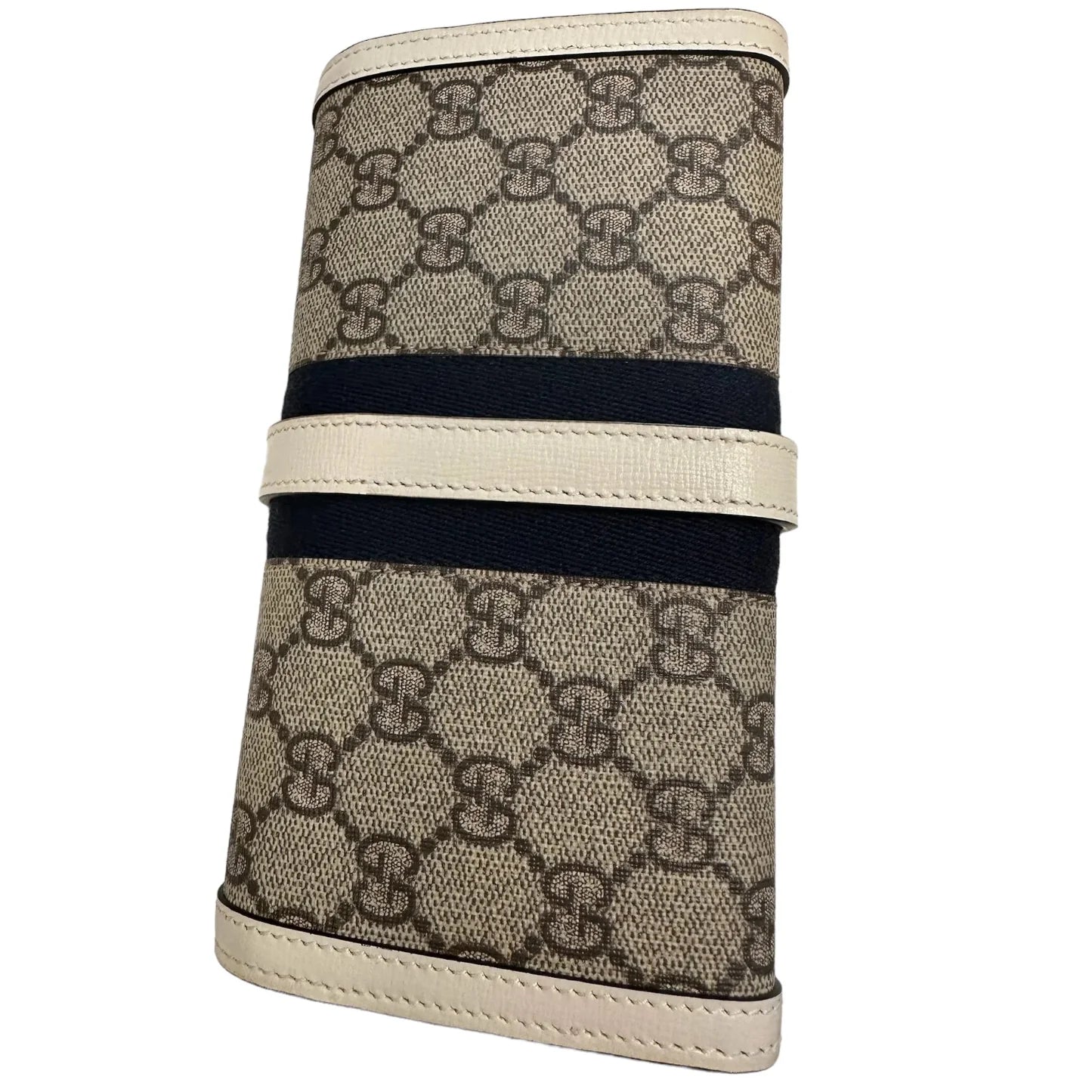 Gucci GG Supreme Jackie 1961 Chain Wallet – Beige