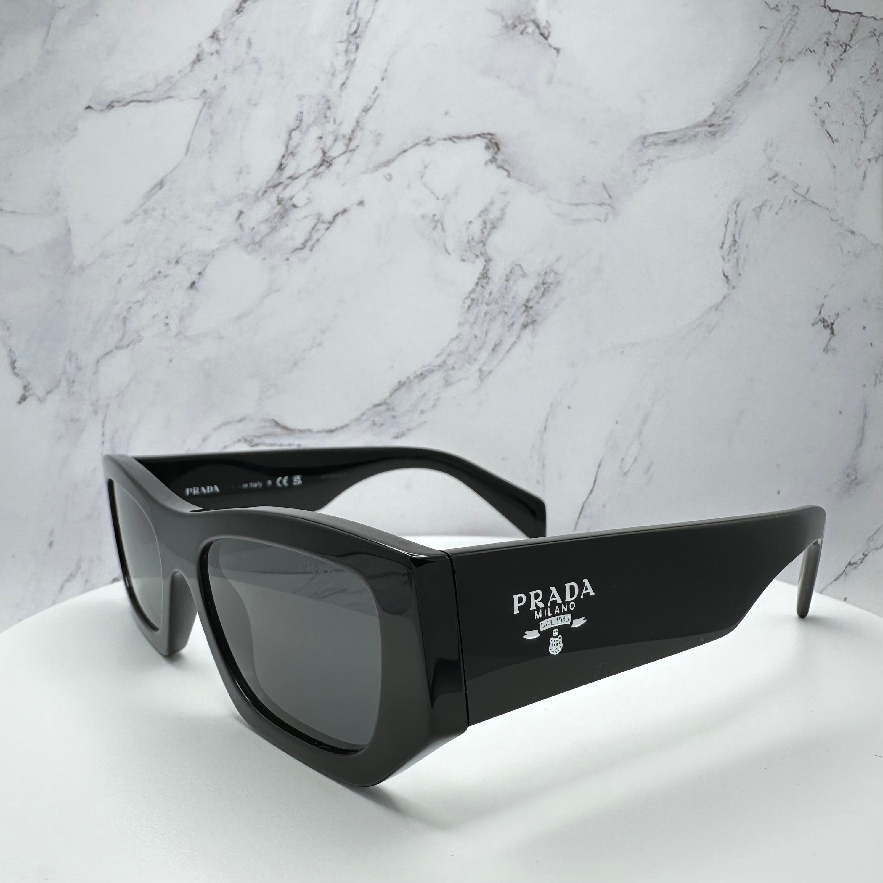 Prada PRA01S 16K08Z Black Sunglasses