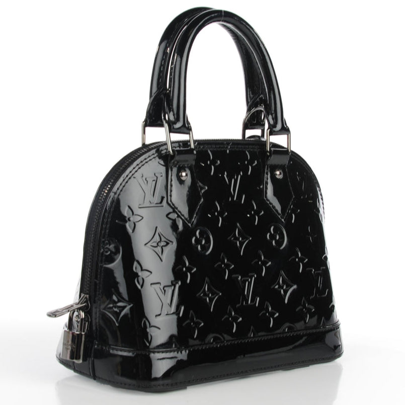 Louis Vuitton Alma BB Magnetique Handbag - Black