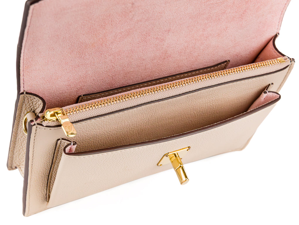 Louis Vuitton Mylockme BB Chain Pochette Bag - Beige