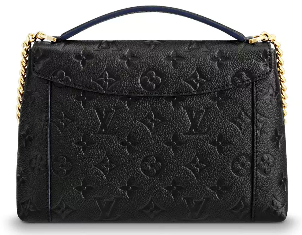 Louis Vuitton Monogram Empreinte Blanche BB Shoulder Bag - Black