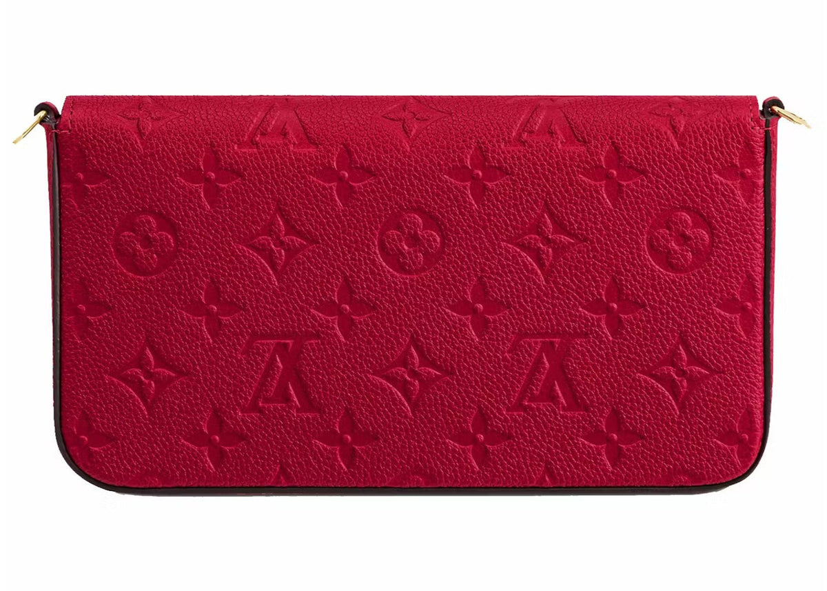 Louis Vuitton Pochette Félicie Wallet - Scarlet Red
