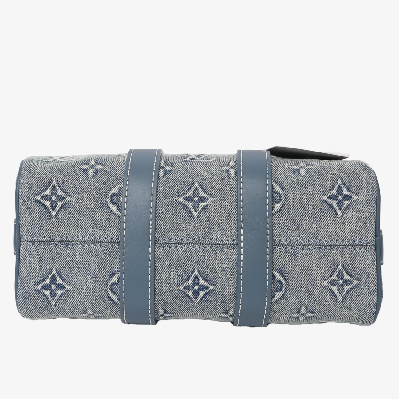 Louis Vuitton Keepall Bandoulière 25 Washed Denim Duffle Bag - Blue