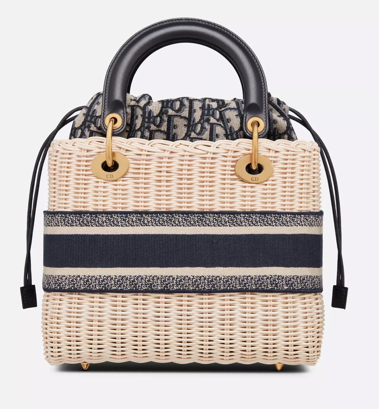 Dior Medium Lady Bag - Natural Rattan
