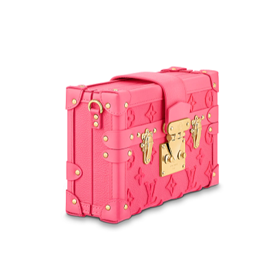 Louis Vuitton Monogram Tuffetage Petite Malle Shoulder Bag - Rose Fluo