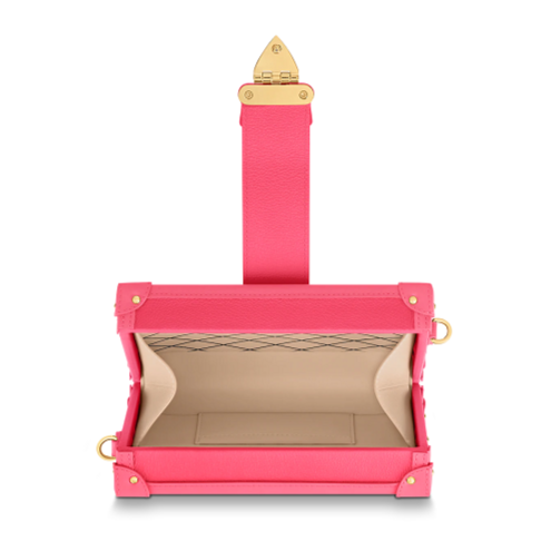 Louis Vuitton Monogram Tuffetage Petite Malle Shoulder Bag - Rose Fluo