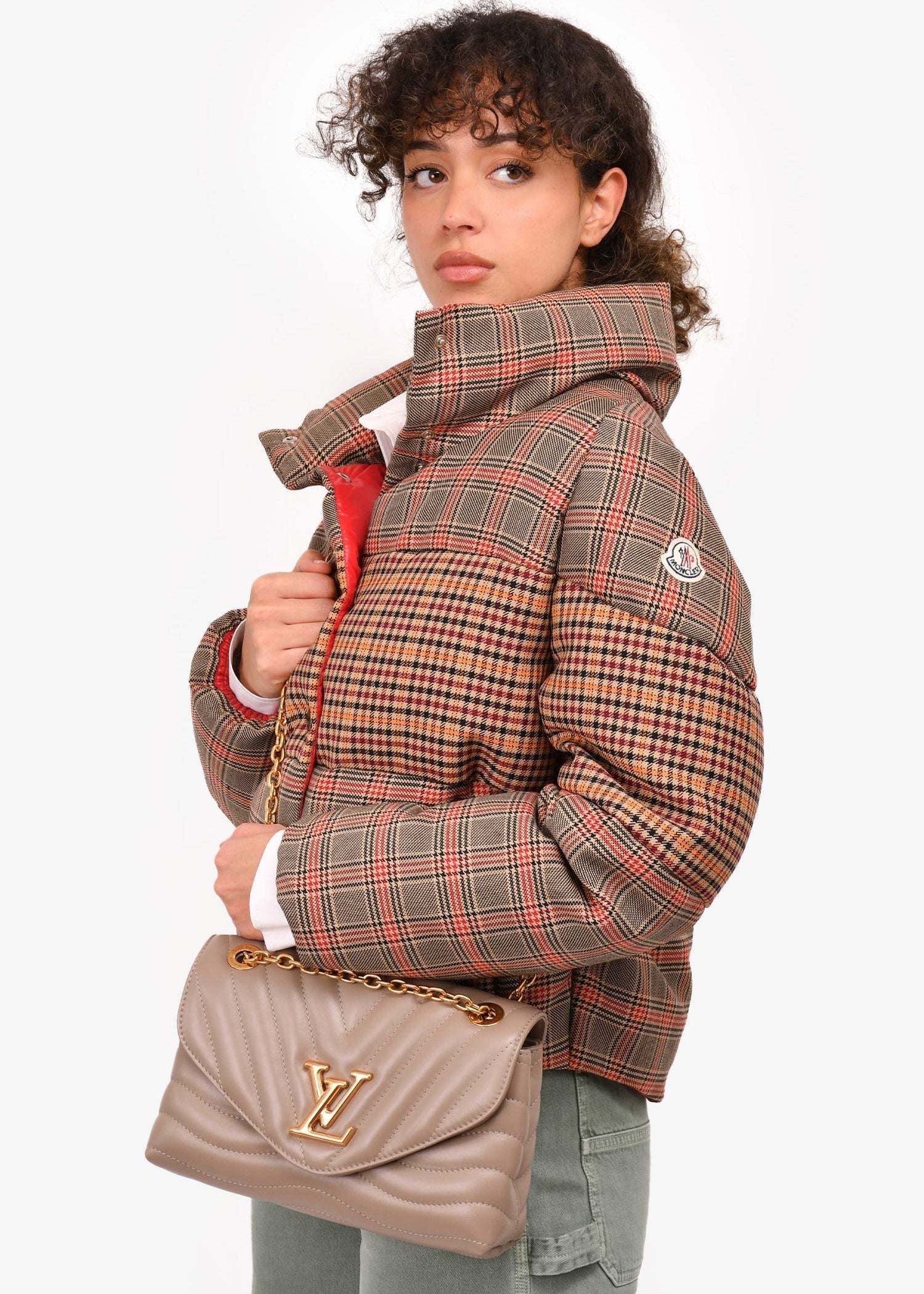 Louis Vuitton New Wave Chain Bag MM - Taupe