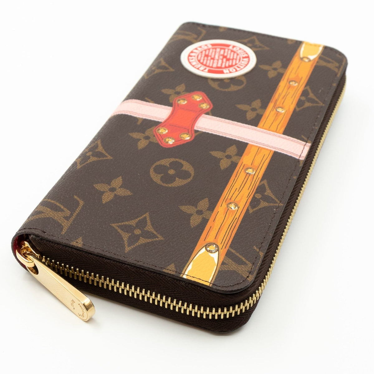 Louis Vuitton Monogram Summer Trunks Zippy Wallet - Brown