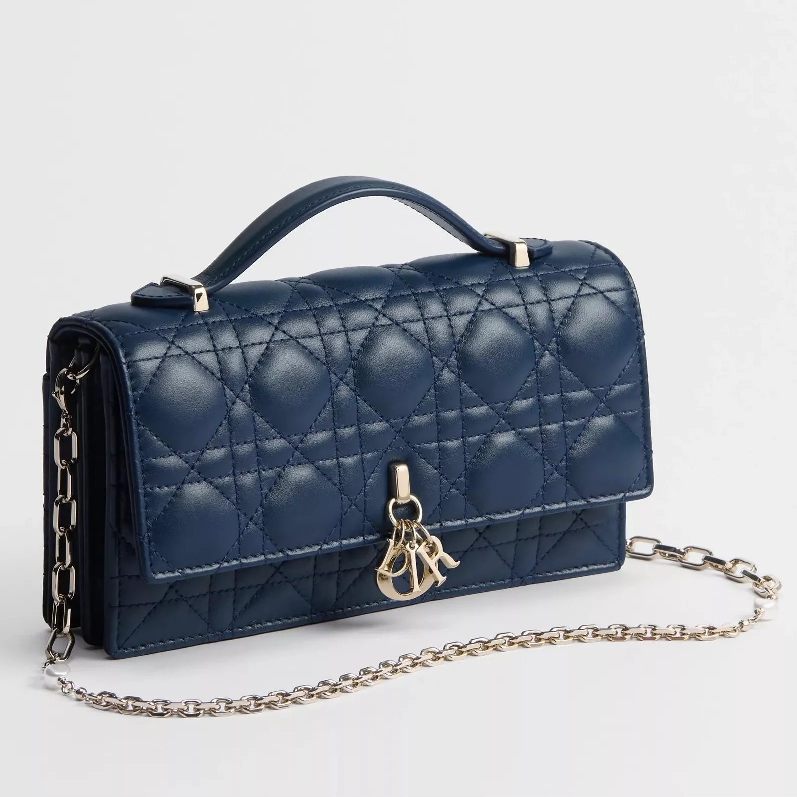 Dior My Dior Cannage Lambskin Mini Bag – Ocean Blue