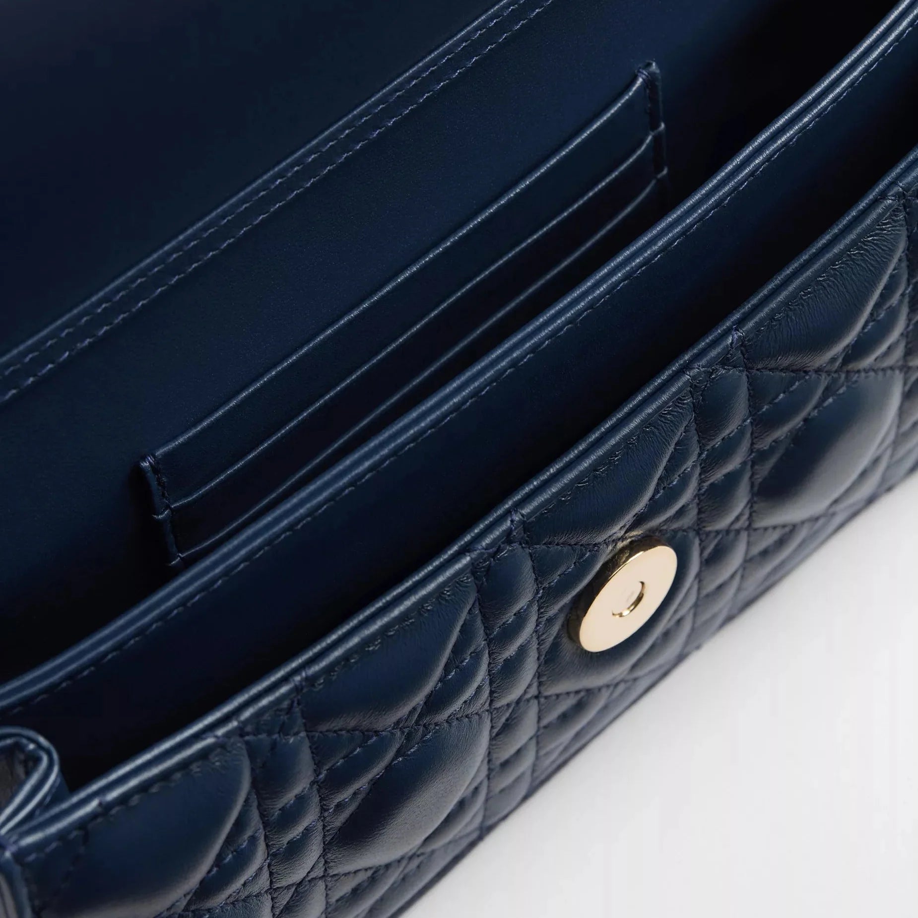 Dior My Dior Cannage Lambskin Mini Bag – Ocean Blue