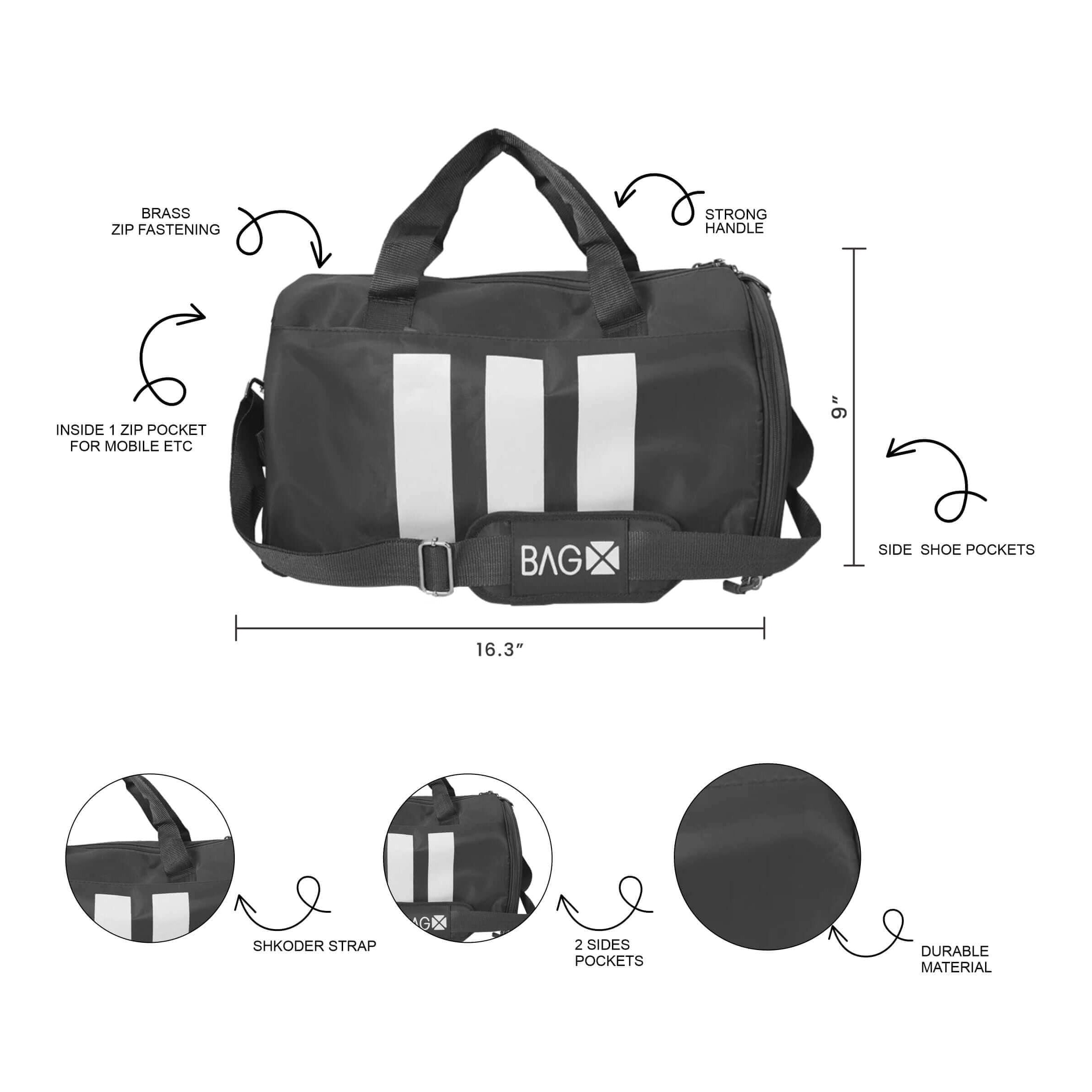DUFFEL BAG PURPLE