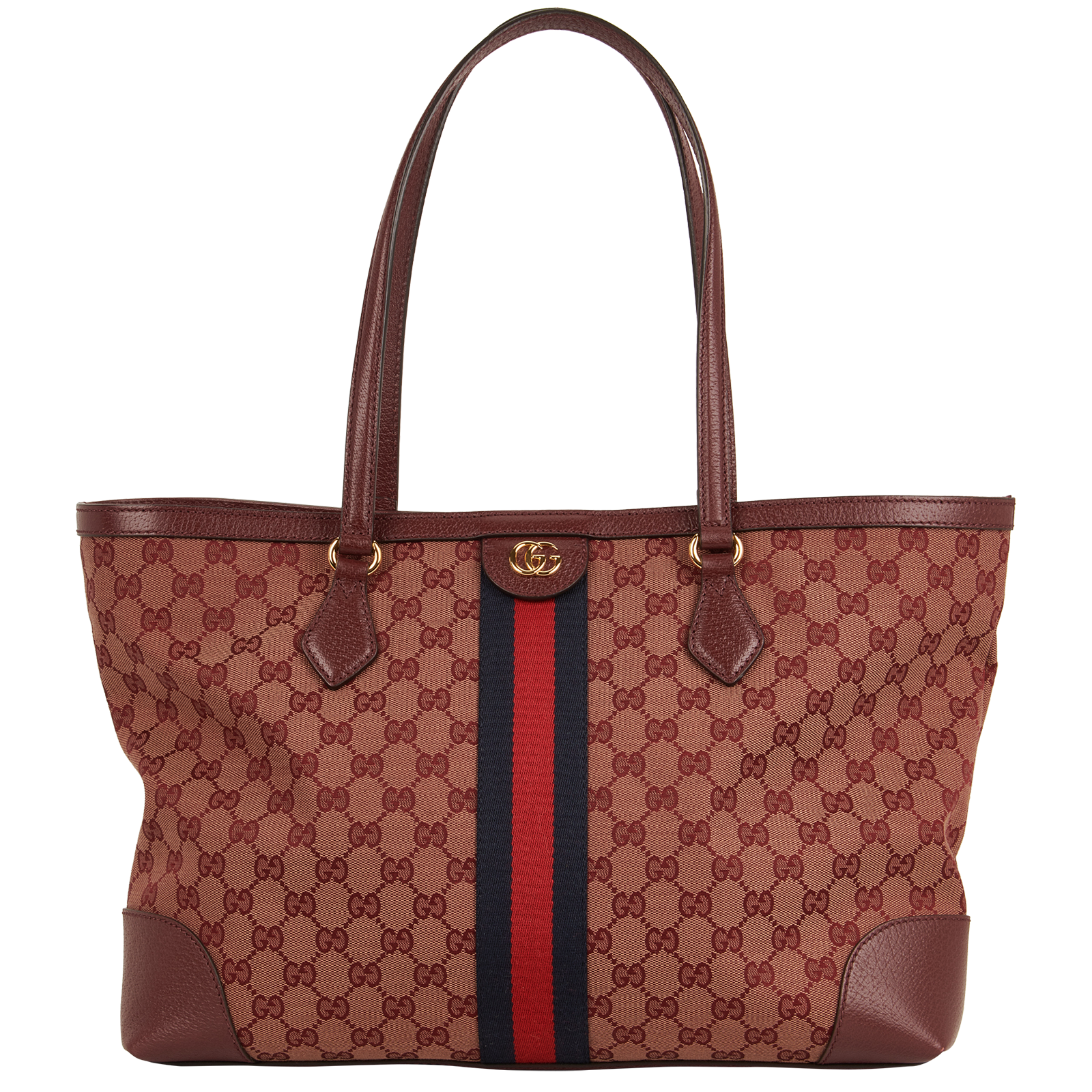 Gucci Ophidia Medium Tote Bag – Burgundy