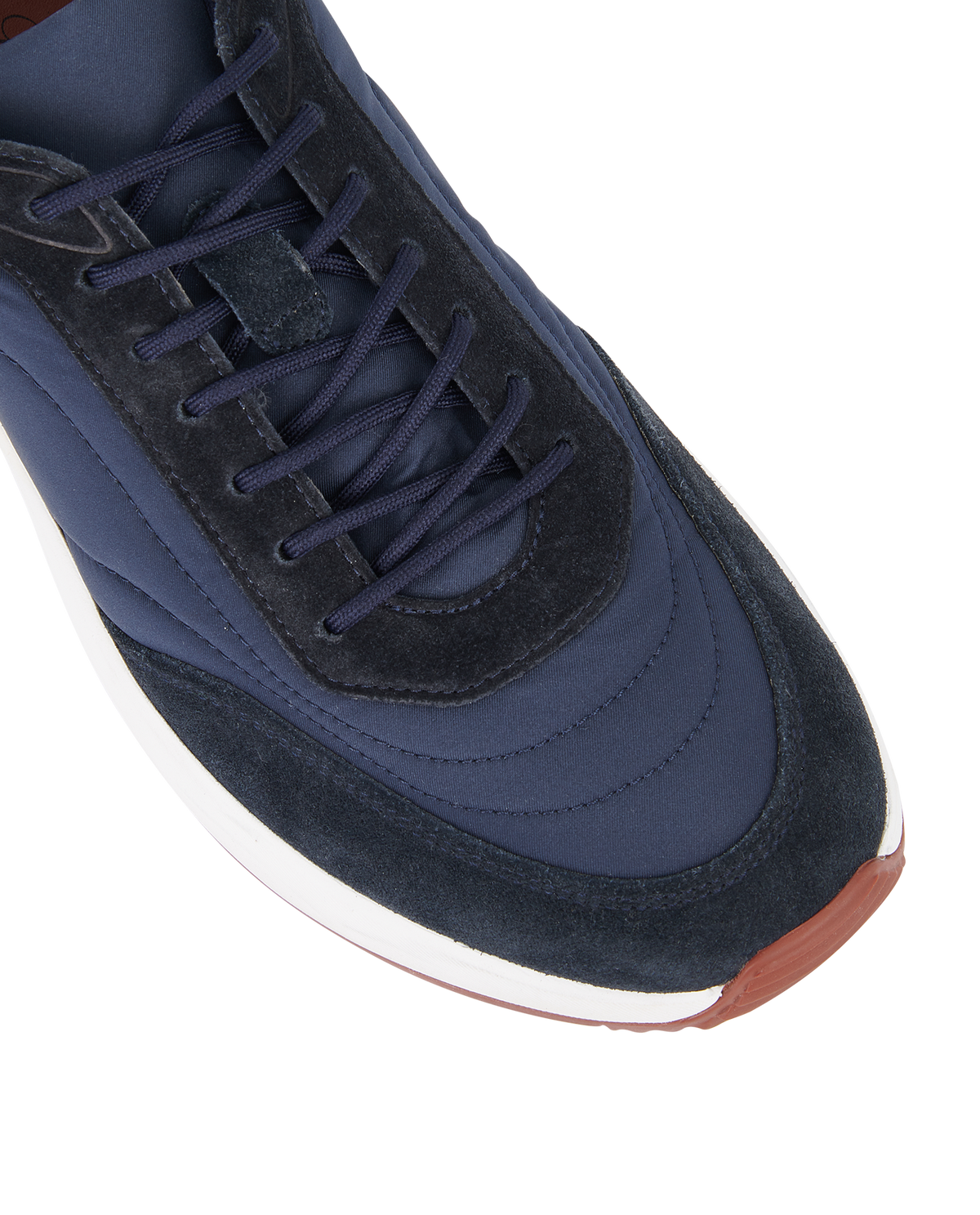 Loro Piana Weekend Evo Suede Sneakers - Navy Blue (082)