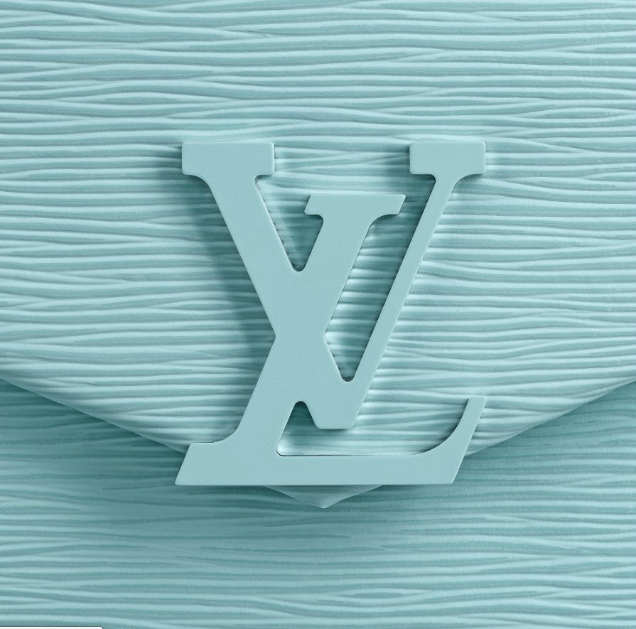 Louis Vuitton Epi Grenelle PM Grenelle Handbag - Ice Blue