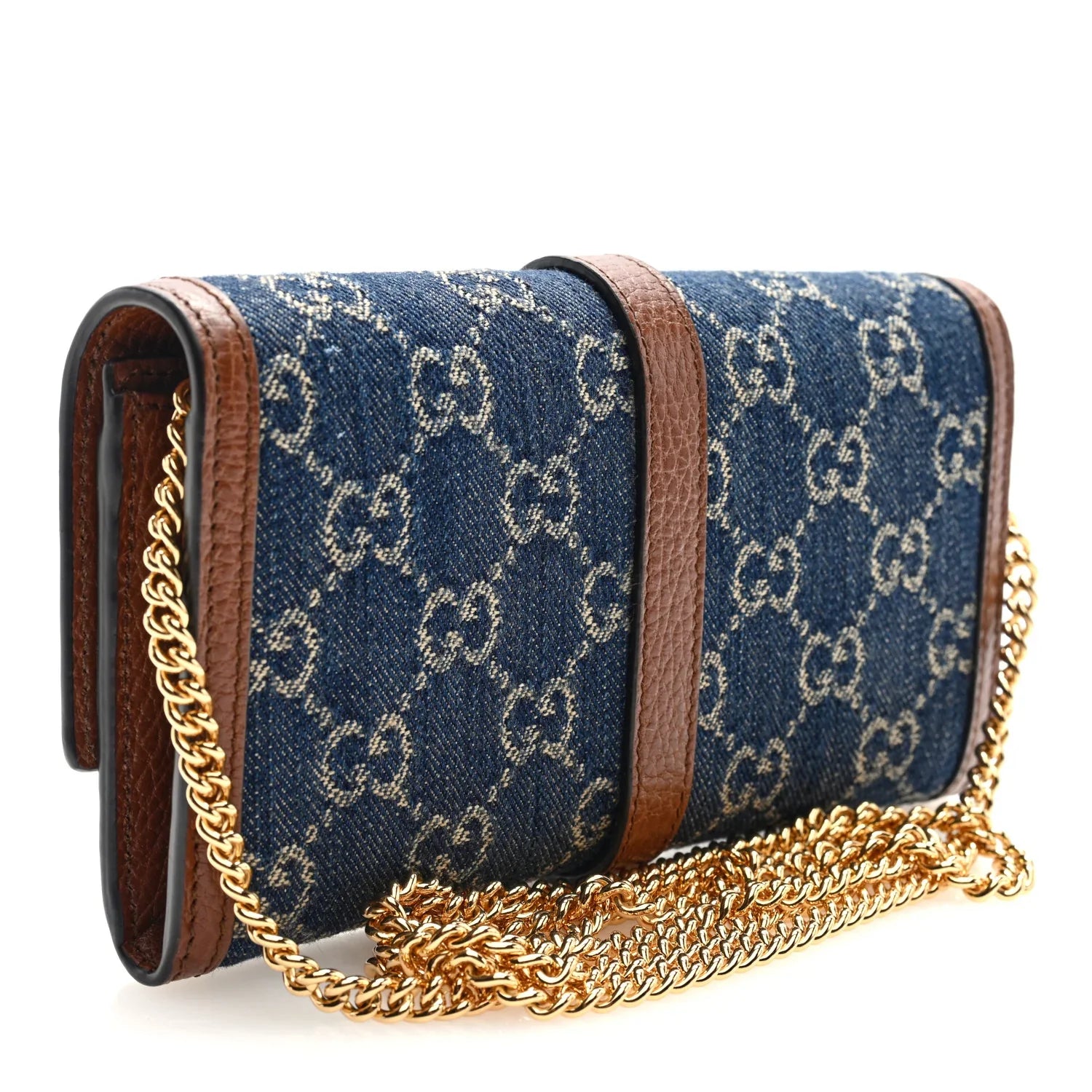 Gucci Jackie 1961 Chain Wallet – Blue