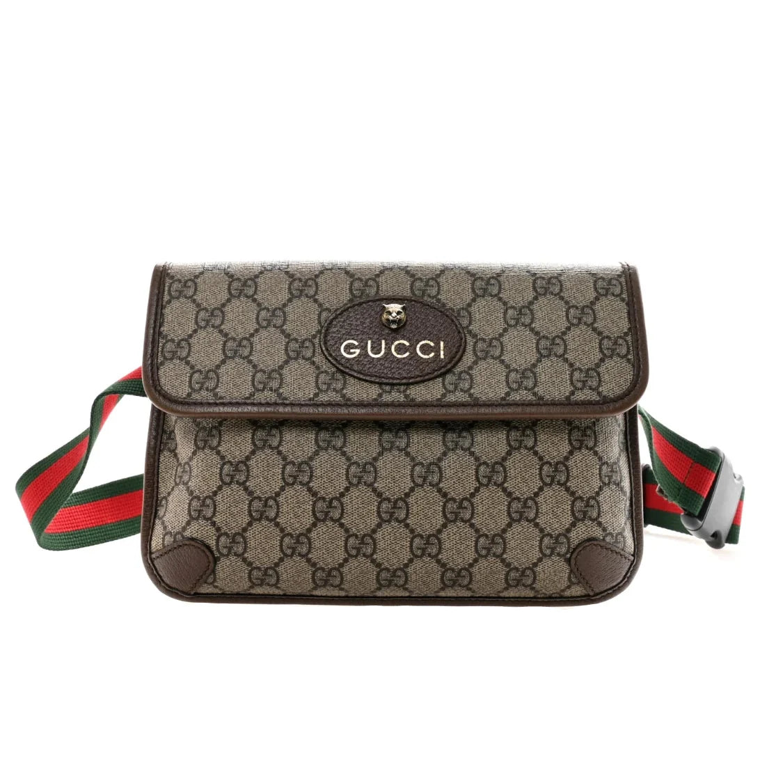 Gucci GG Neo Vintage Web Belt Bag – Beige