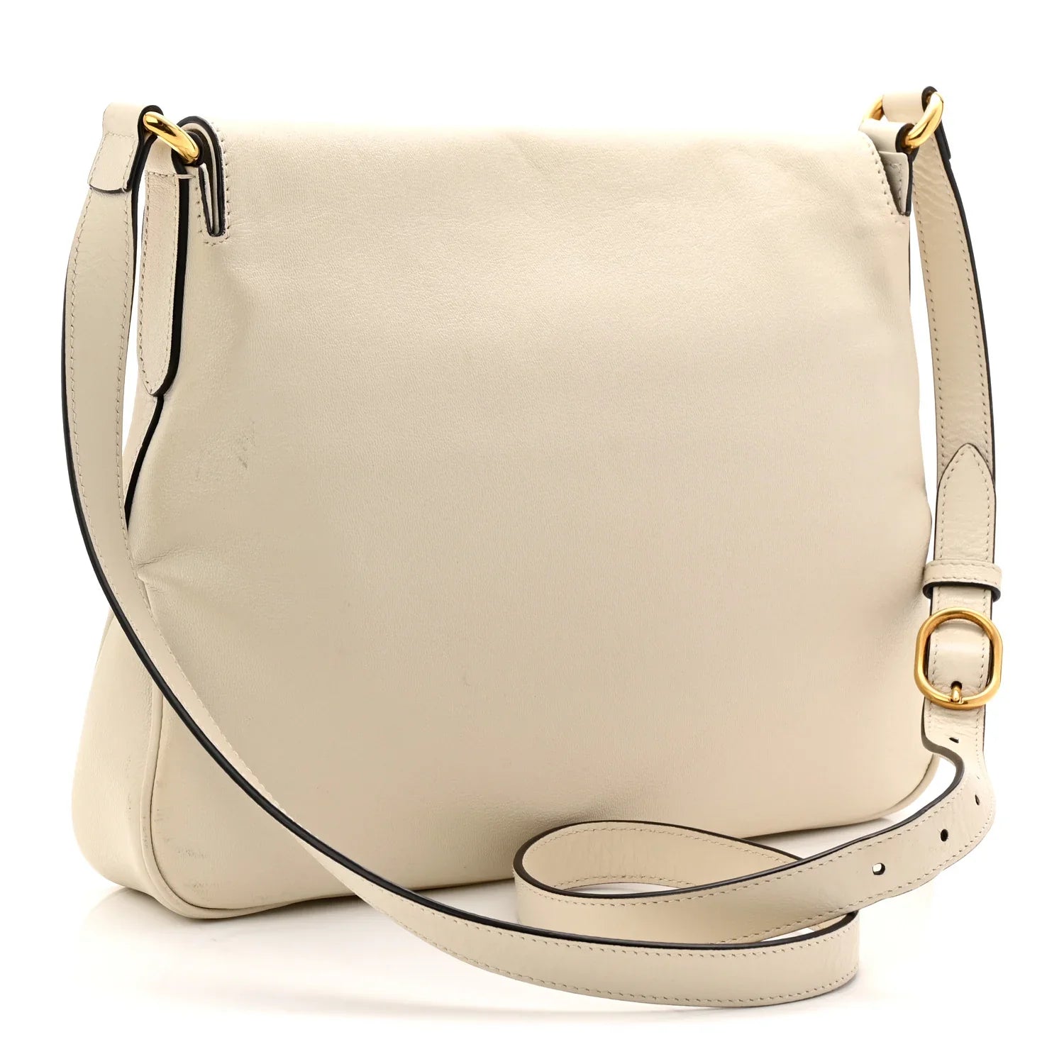 Gucci Small Top Handle Bag – White Calfskin