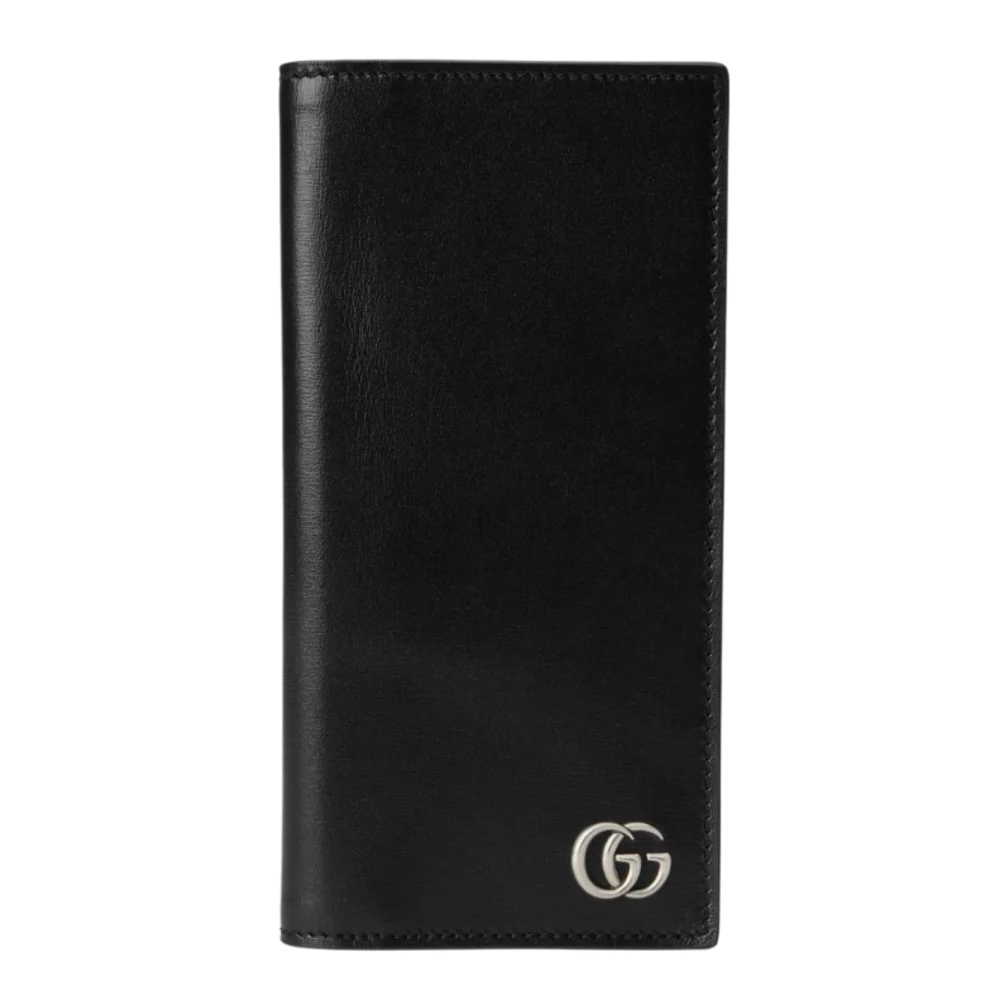 Gucci GG Marmont Vertical Leather Wallet – Black