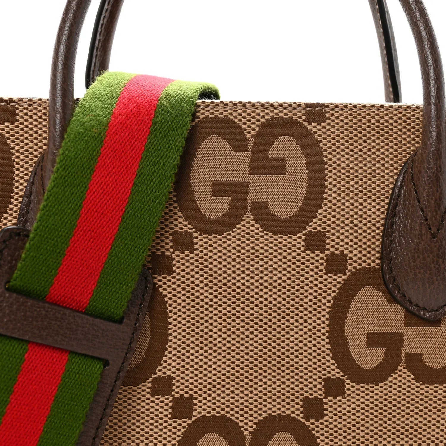 Gucci GG Textured Jumbo Tote Bag – Beige